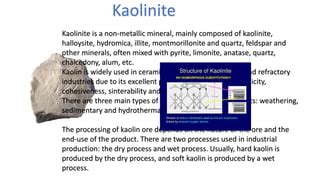  Kaolinite: 그 자연 친화적인 흙으로부터 만들어지는 세라믹 제품과 종이까지의 놀라운 변신!